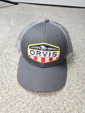 Orvis Dark Gray Mesh Back Hat with Patch